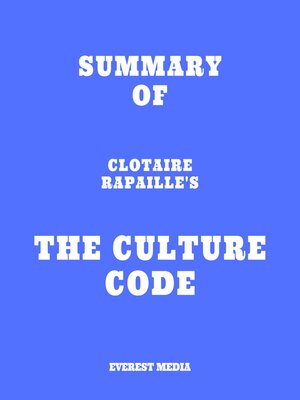 cover image of Summary of Clotaire Rapaille's the Culture Code